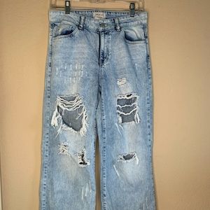 Western style jeans. worn once